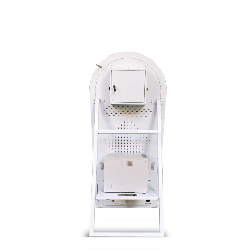 32″ Rounded Mirror Photo Booth with Road Case Distributor