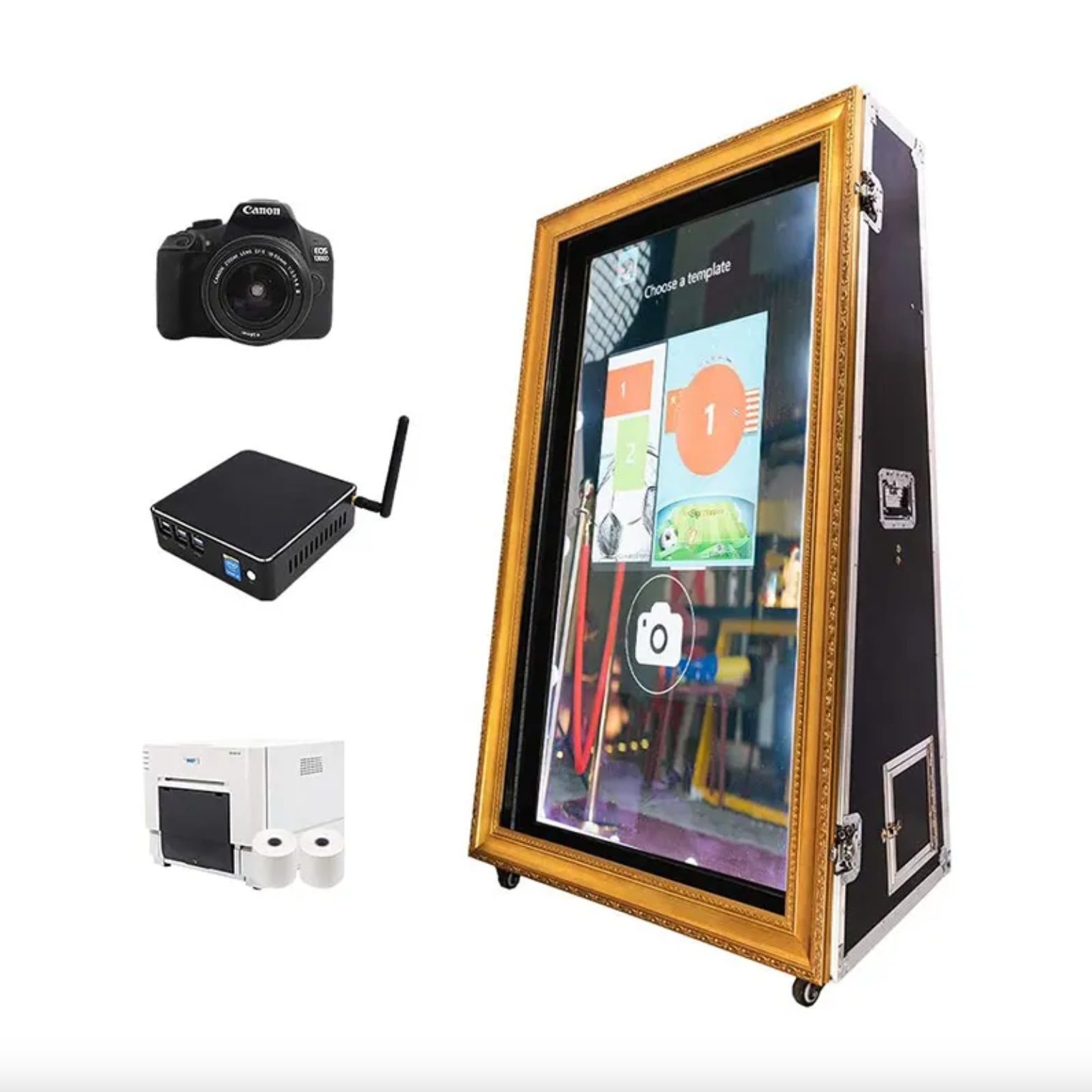 Magic Mirror Fotospiegel Deluxe 55" Zoll LED Display