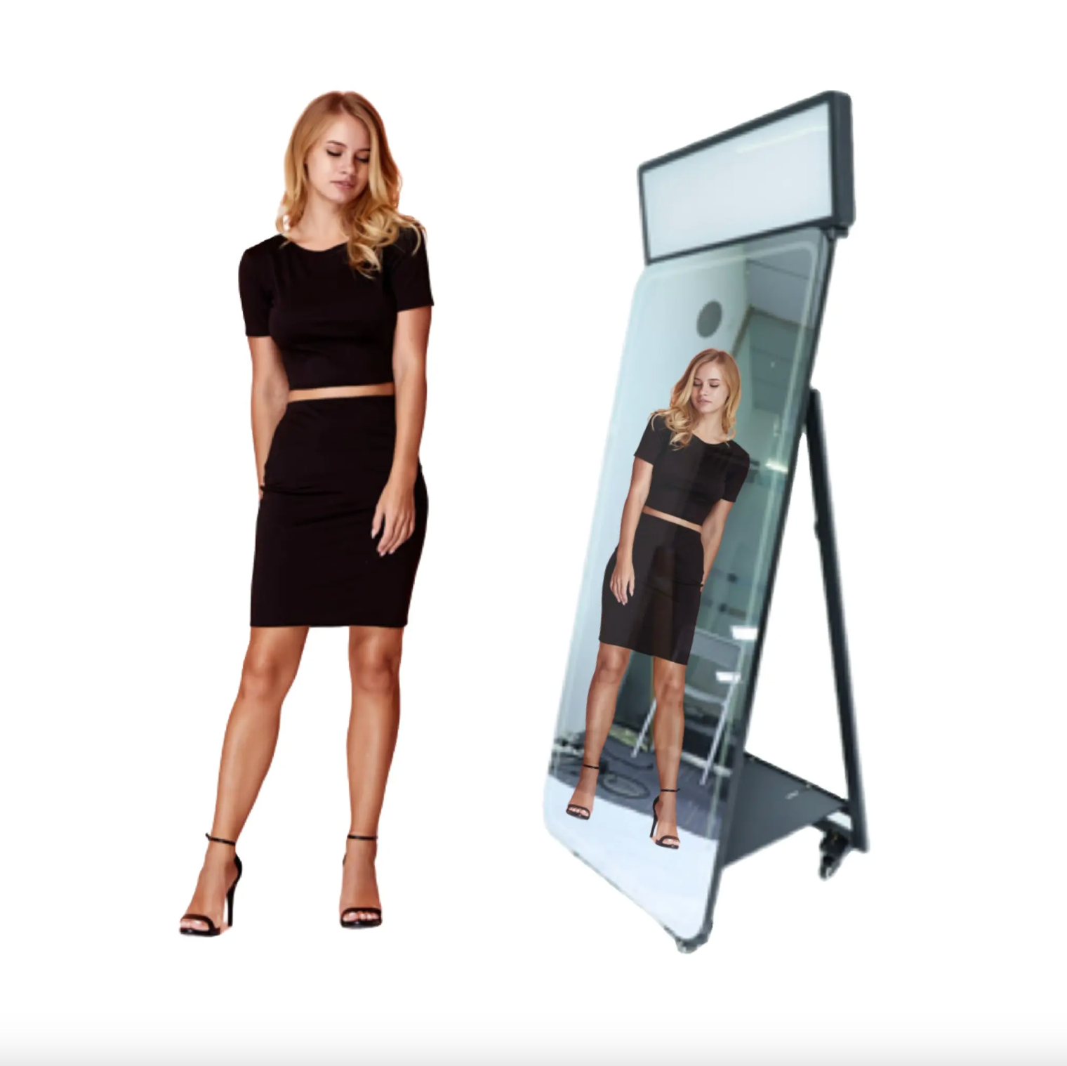 Magic Mirror Photo Booth Selfie Photo Mirror Booth