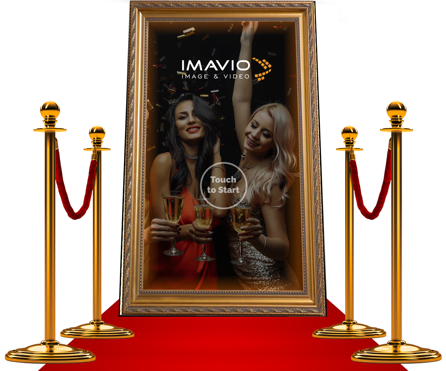 Magic Mirror Fotospiegel Deluxe 55" Zoll LED Display